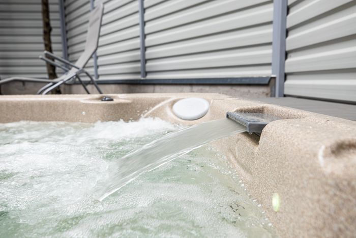 Jacuzzi a saját teraszon
